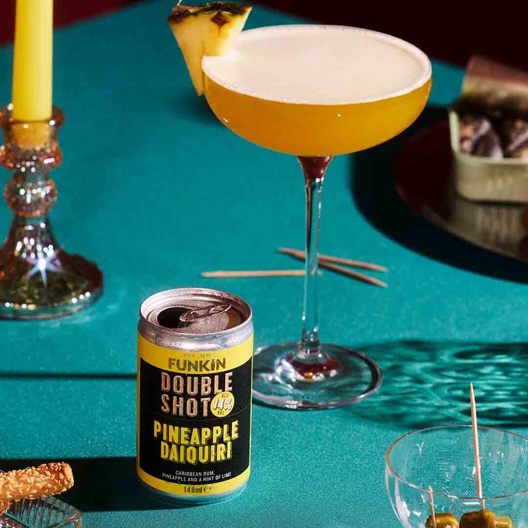 Pineapple Daiquiri Double Shot Can (10 x 140ml) CAN FUNKIN COCKTAILS