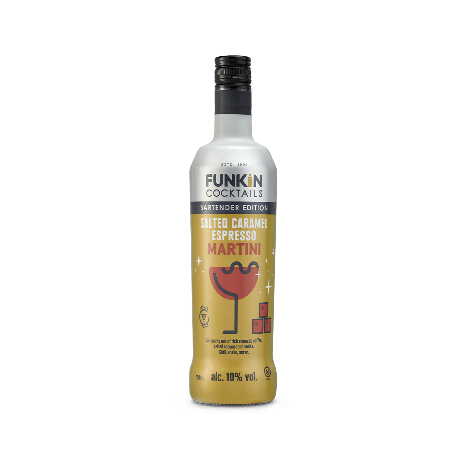 Salted Caramel Espresso Martini Cocktail Bottle | FUNKIN COCKTAILS