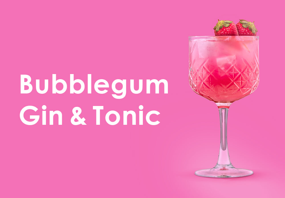 COCKTAIL RECIPE: BUBBLEGUM GIN AND TONIC