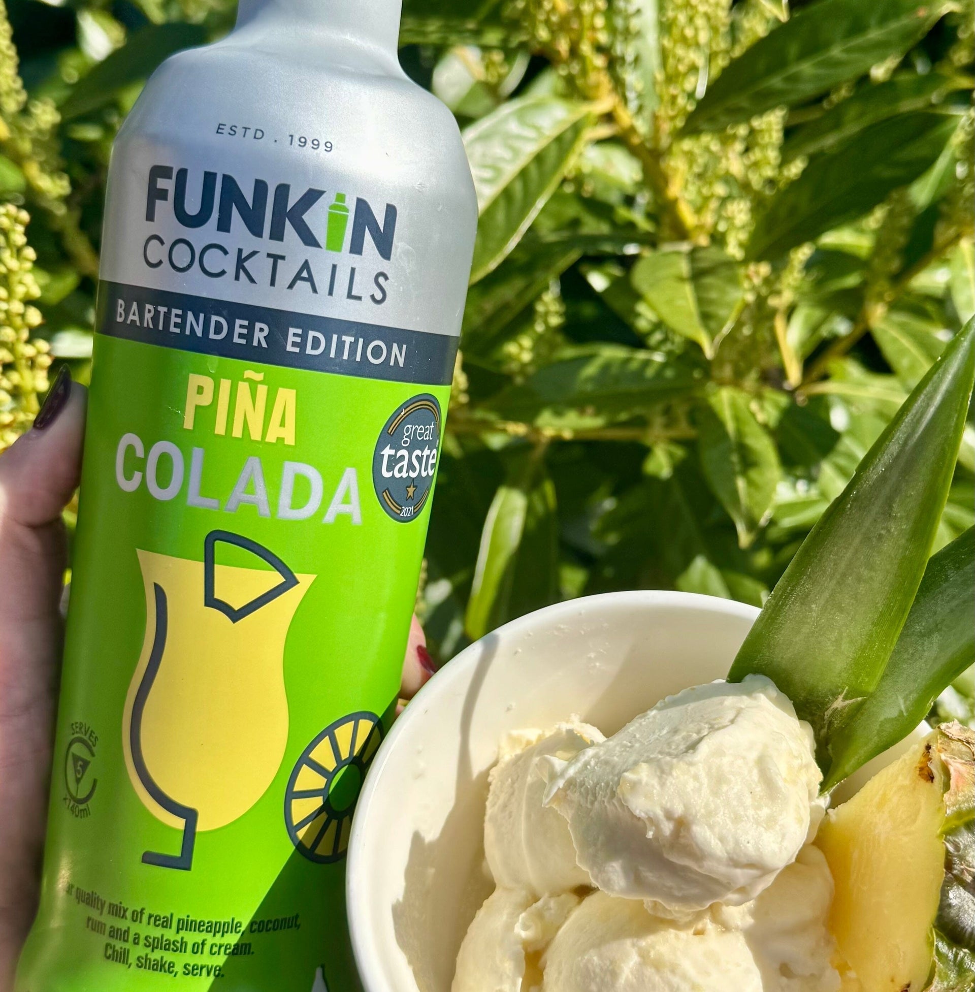 Piña Colada Ice Cream | FUNKIN COCKTAILS