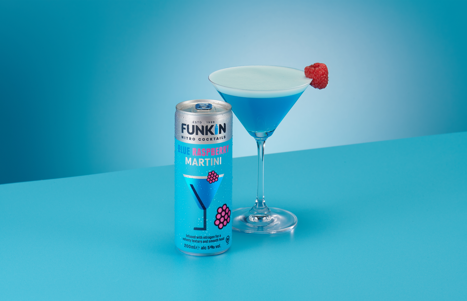 Nitro Blue Raspberry Martini | Buy online | FUNKIN COCKTAILS | FUNKIN ...