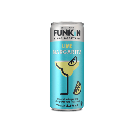 Lime Margarita Nitro Can (12 x 200ml) CAN FUNKIN Cocktails 