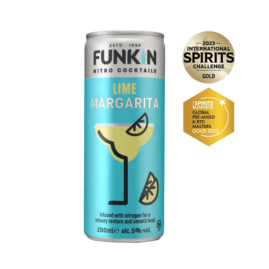 Lime Margarita Nitro Can (12 x 200ml) CAN FUNKIN Cocktails 