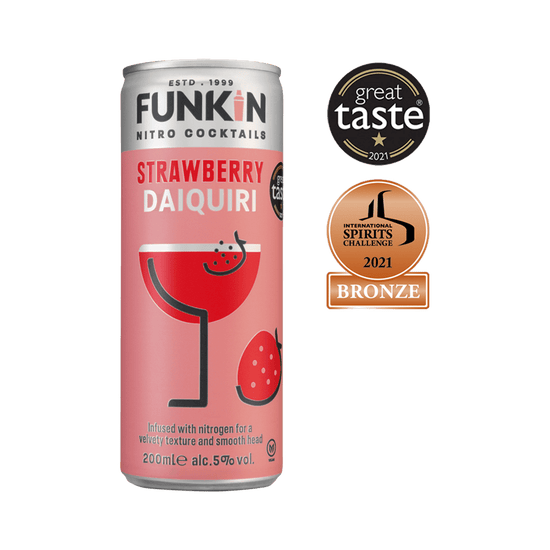 Strawberry Daiquiri Cocktail Nitro Can CAN FUNKIN COCKTAILS 