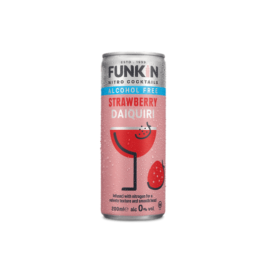 Alcohol Free Strawberry Daiquiri Nitro Can (12 x 200ml) CAN FUNKIN COCKTAILS 
