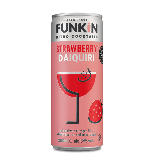 Strawberry Daiquiri Nitro Can Sharing Pack ( 8 x 200ml) CAN FUNKIN COCKTAILS 