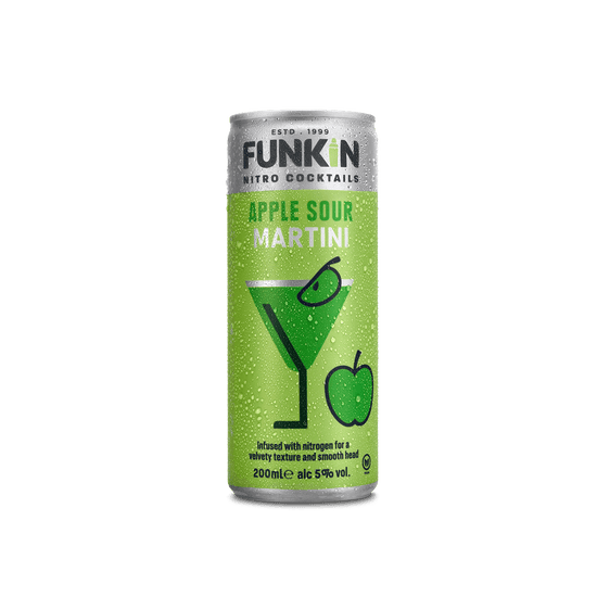 Apple Sour Martini (12 x 200ml) CAN FUNKIN COCKTAILS 