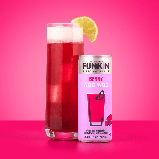 Berry Woo Woo Nitro Can (12 x 200ml) CAN FUNKIN Cocktails 